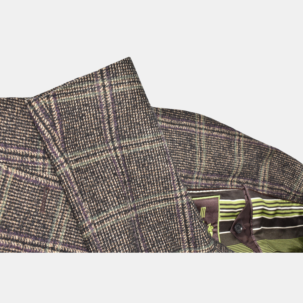 Multicoloured Checkered Blazer made of Wool ( EU 50)
