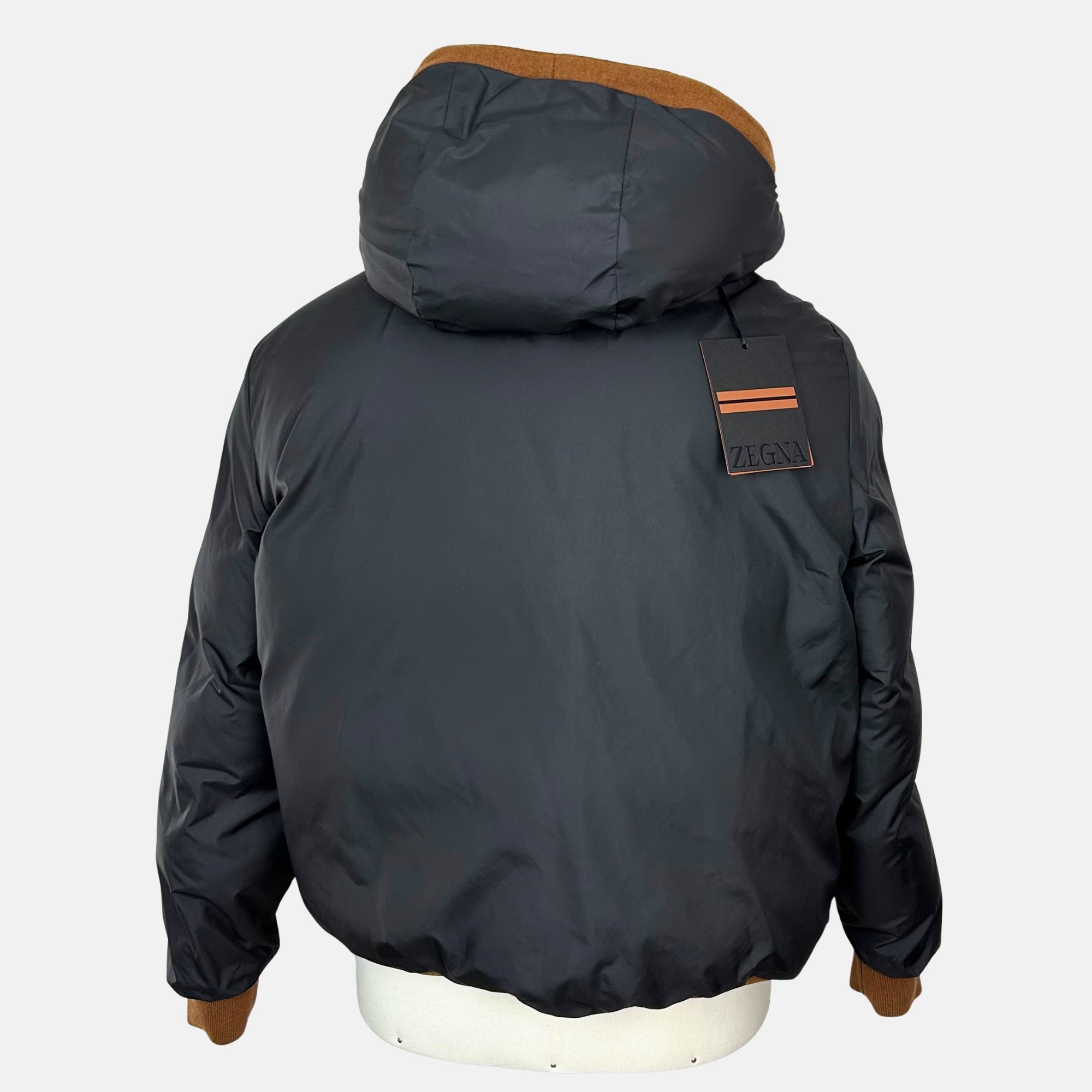 Dark Foliage Down Bomber Jacket made of Cashmere (EU 50, EU 52)