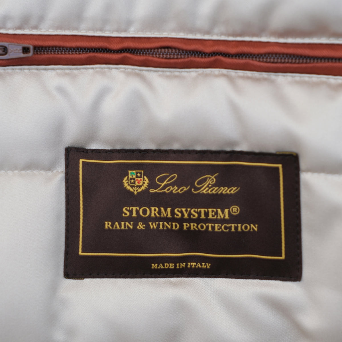 Gray Down/Storm System Jacket made of Virgin Wool/Cashmere/Suede Details (EU 52)