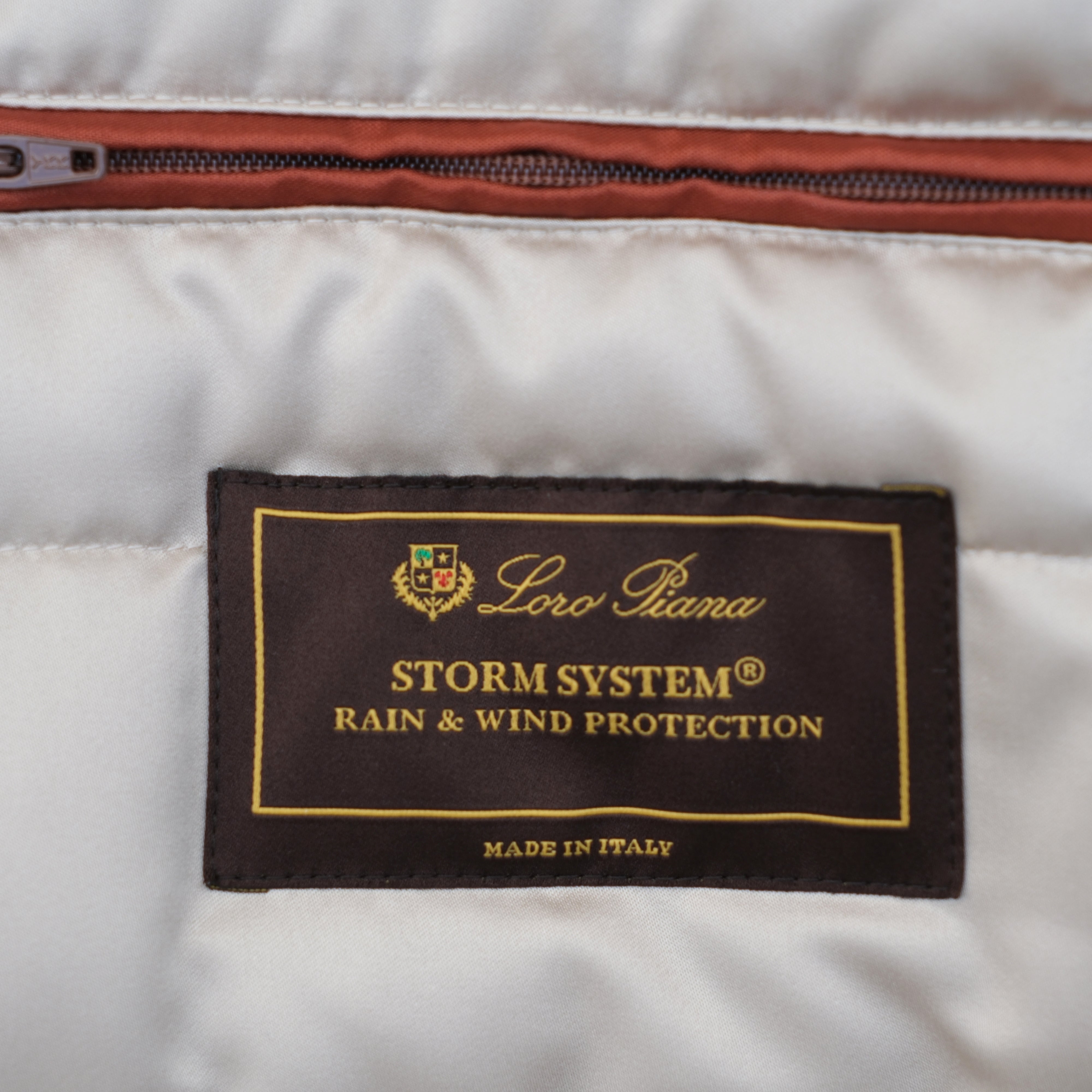 Gray Down/Storm System Jacket made of Virgin Wool/Cashmere/Suede Details (EU 52)
