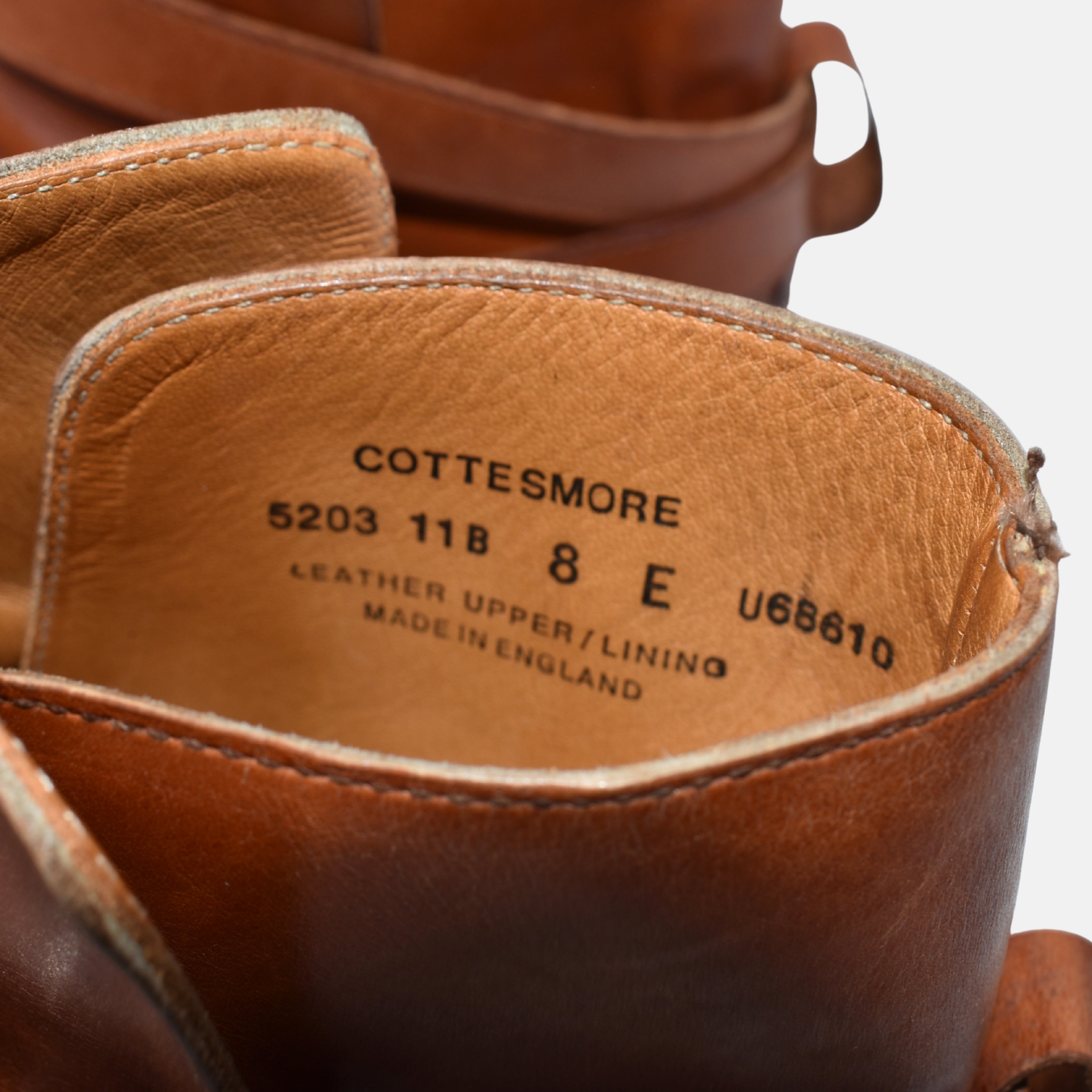 Cognac Jodhpur Boots made of Leather (EU 41.5)