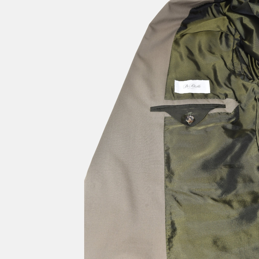 Light Olive Suit made of Virgin Wool (EU 54)