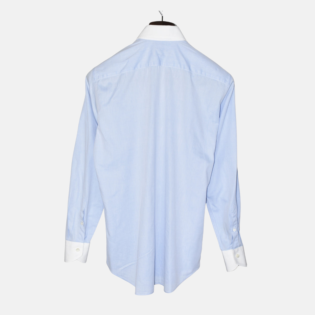 Blue Shirt/White Collar made of Cotton (EU 39)