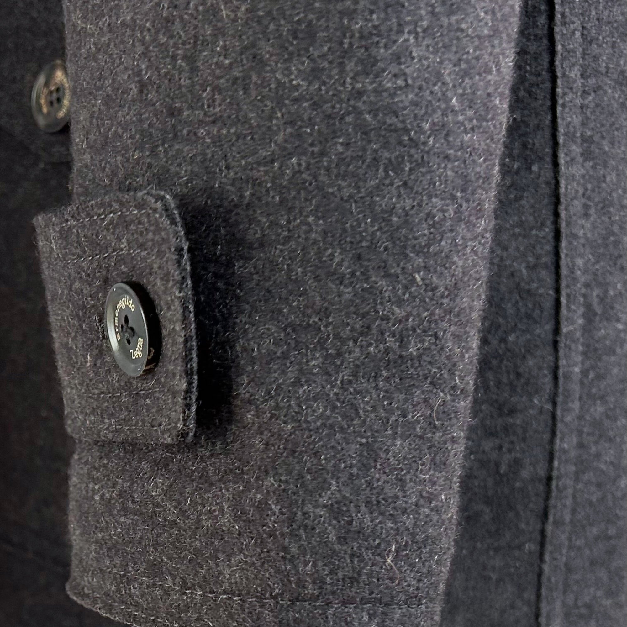 Anthracite Peacoat made of Cashmere (EU 52)