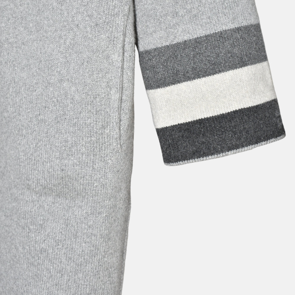 Gray Reversible Coat made of Baby Cahmere (M)