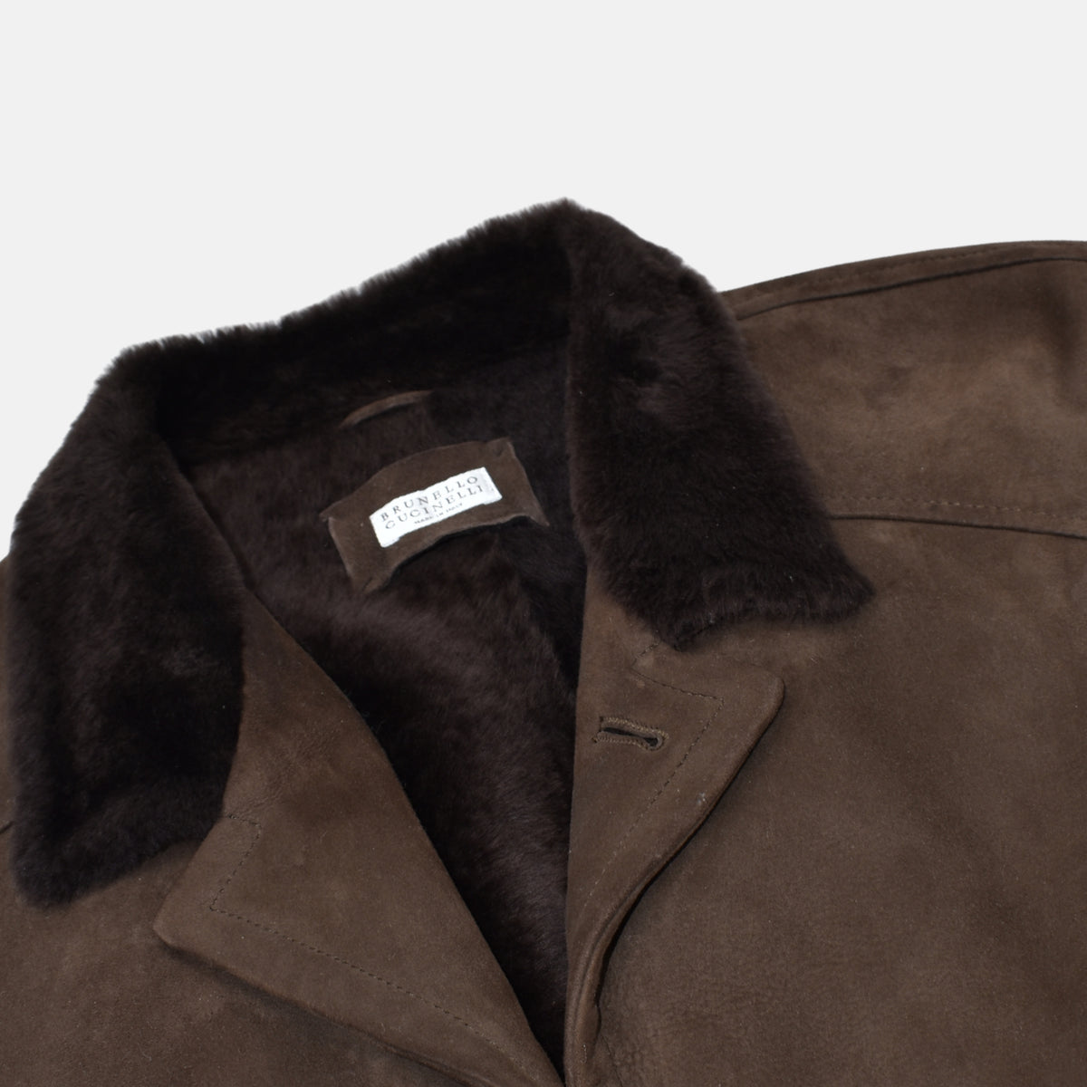 Brown Shearling Coat (XL)