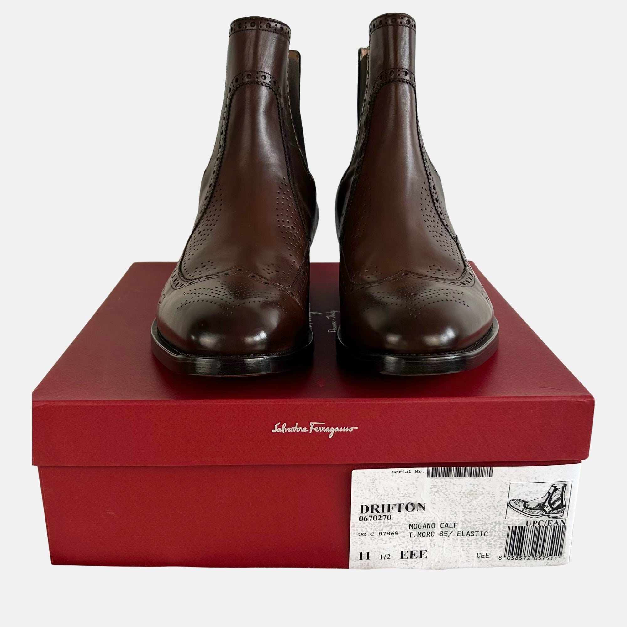 Brown Chelsea Boots made of Leather (EU 45.5)