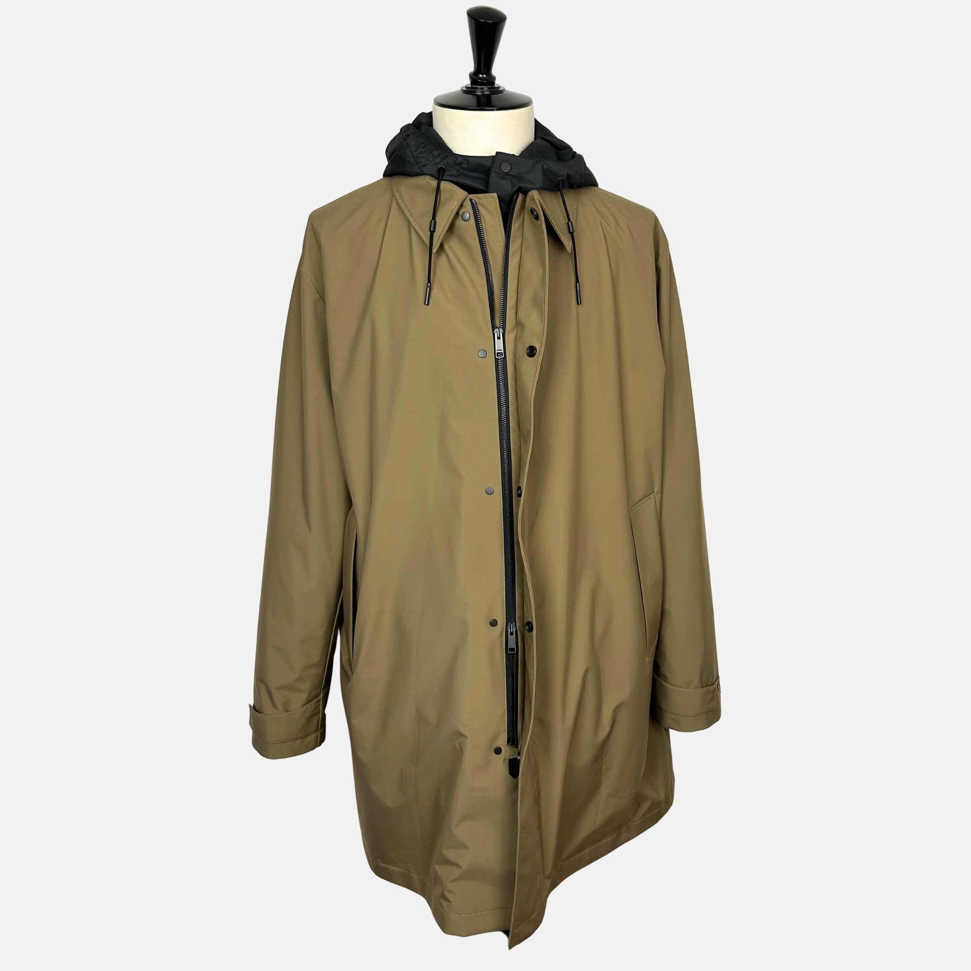 Khaki  Rain Coat made of Polyester (EU 60)