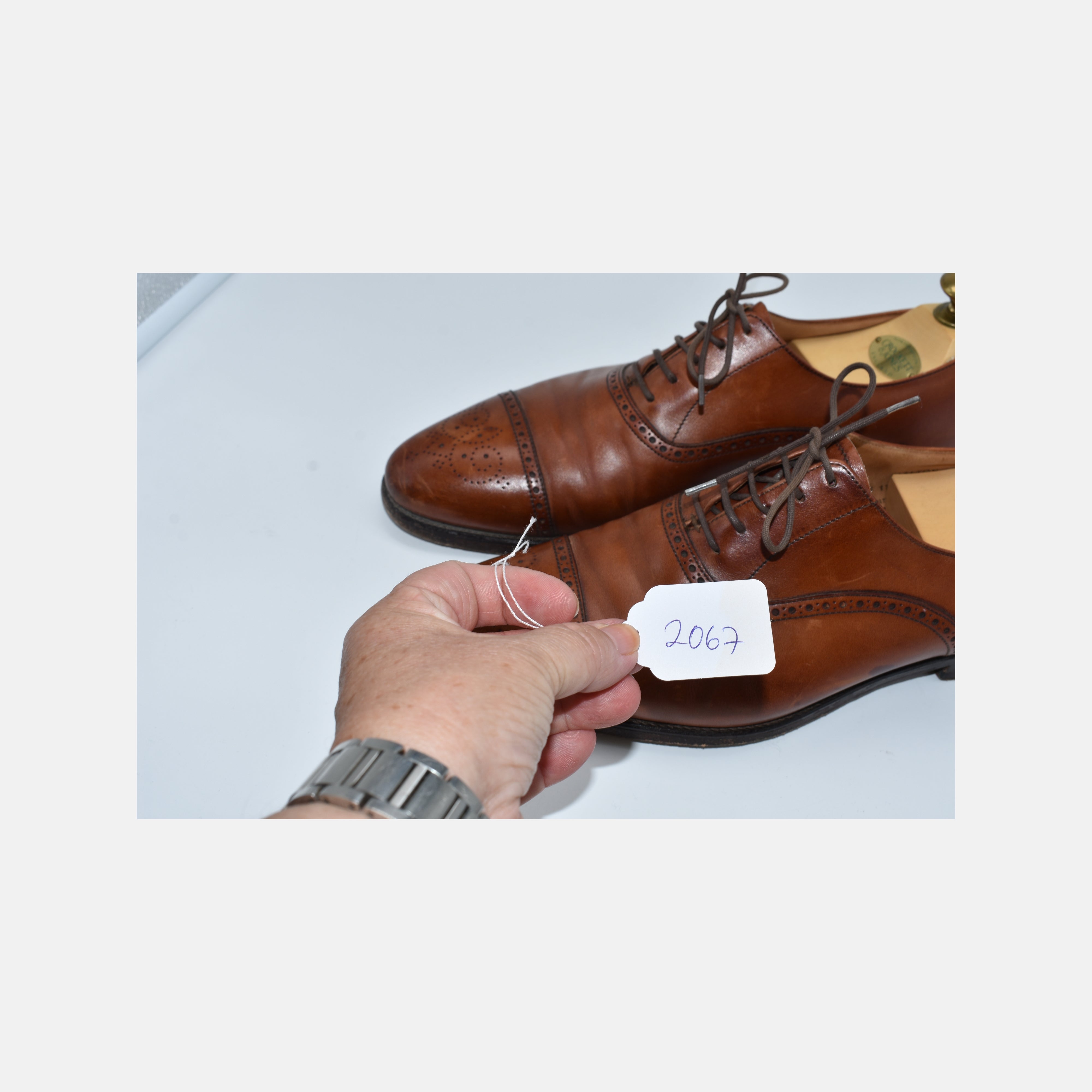 Cognac Shoes made of Leather (EU 42)