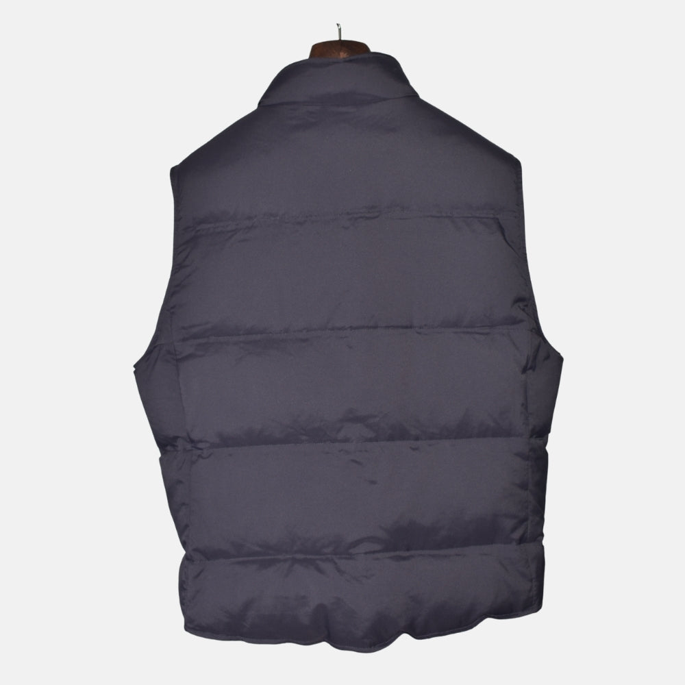 Navy Blue Down Vest (M)