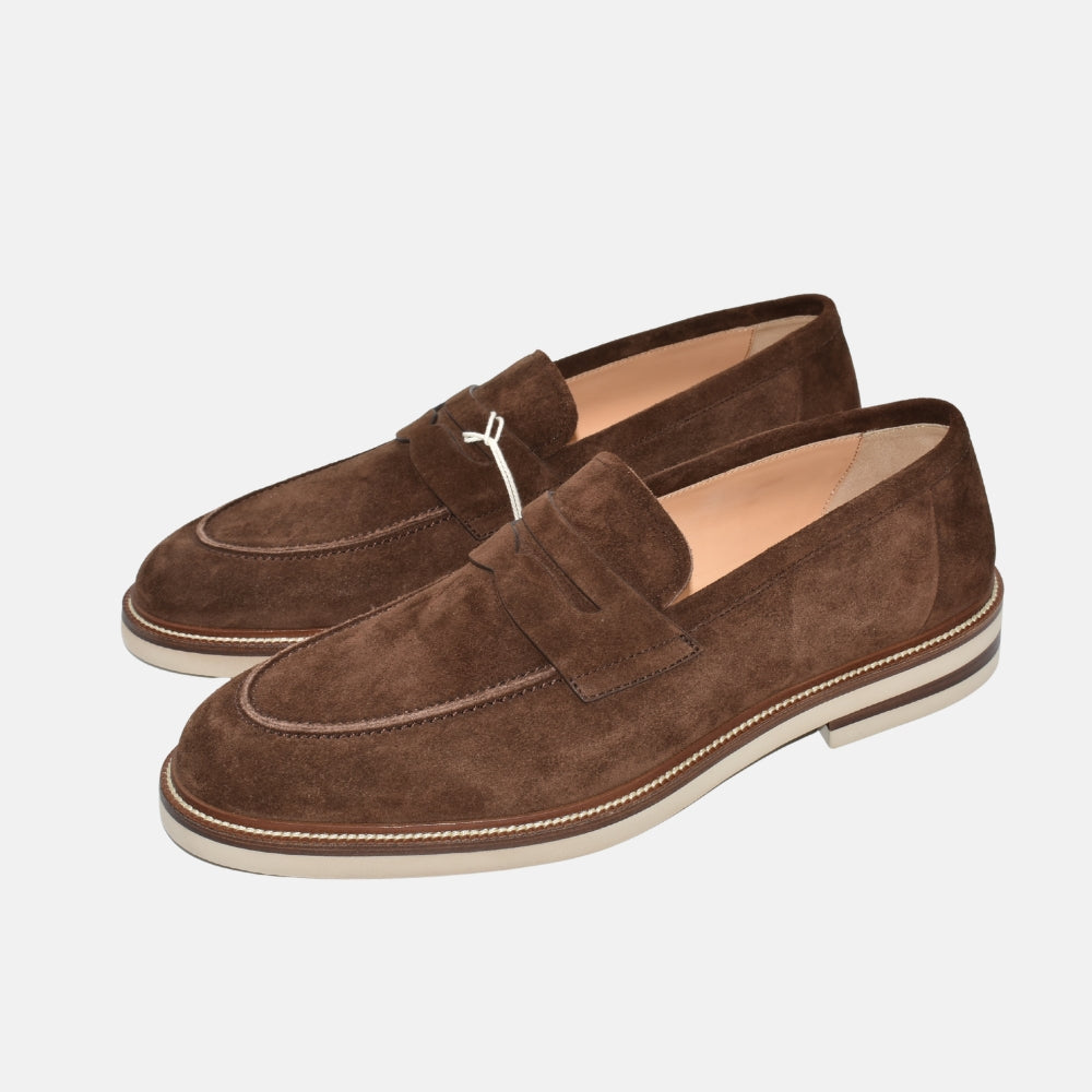 Brown Shoes made of Suede (EU 45)
