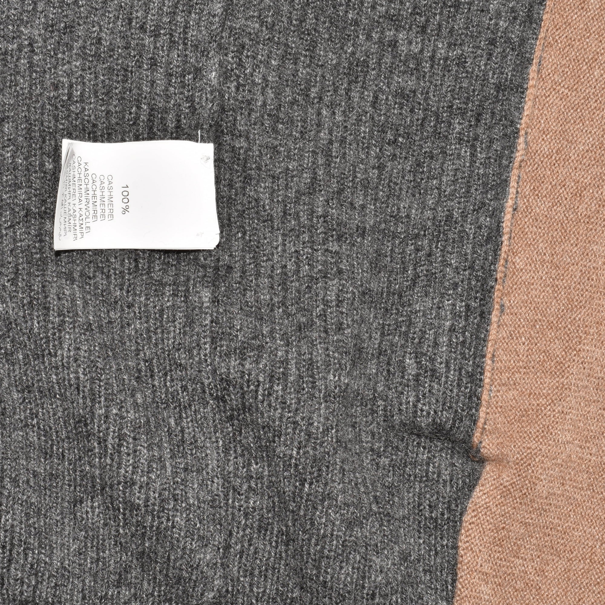Grey Cashmere Zipper-Jacket (EU 50)