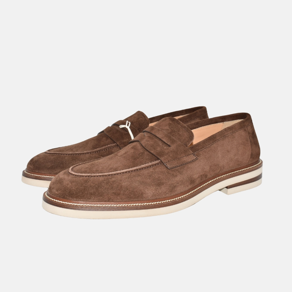 Brown Shoes made of Suede (EU 45)