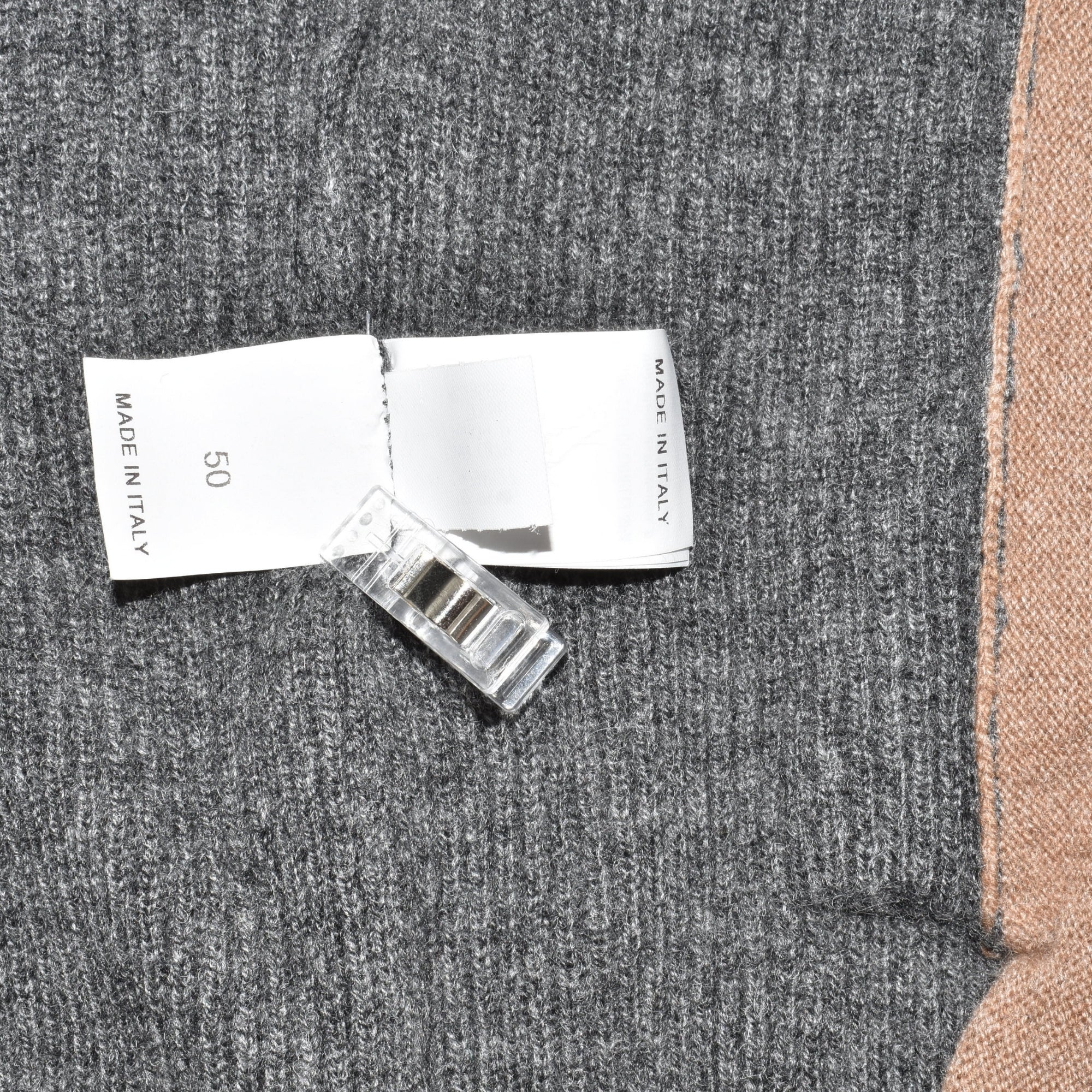 Grey Cashmere Zipper-Jacket (EU 50)