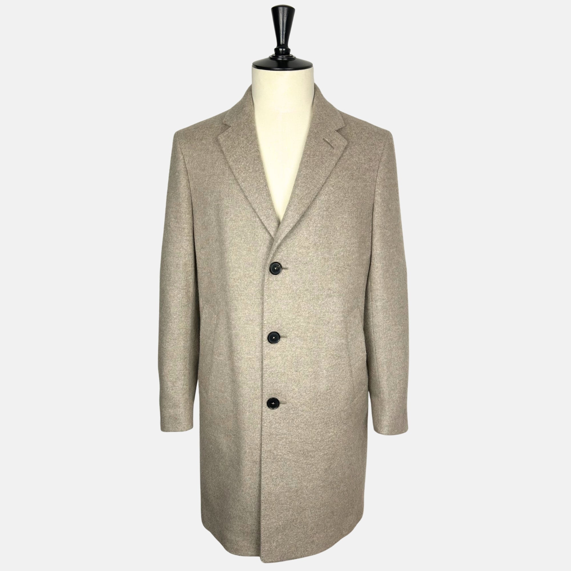 Greige Coat made of Cashmere (EU 50)