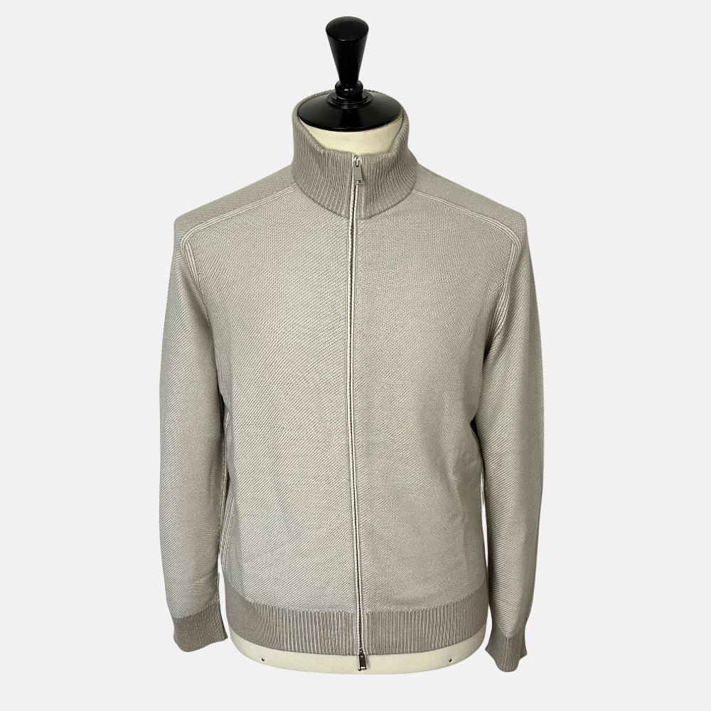 Ecru  Cardigan made of Cashmere/Silk (EU 50)