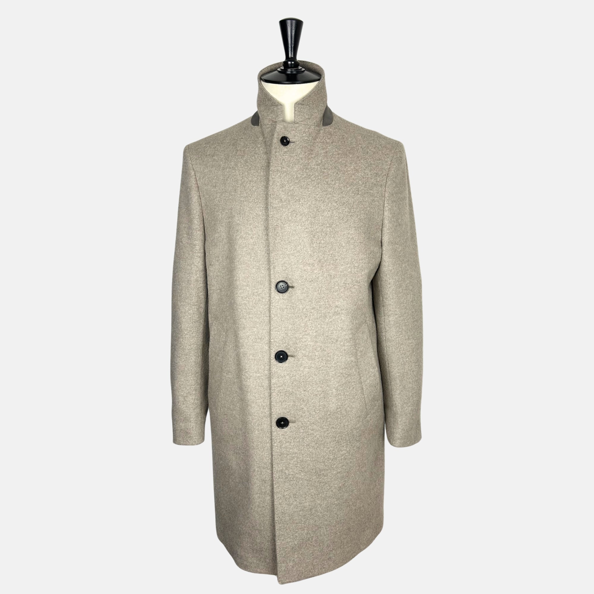 Greige Coat made of Cashmere (EU 50)