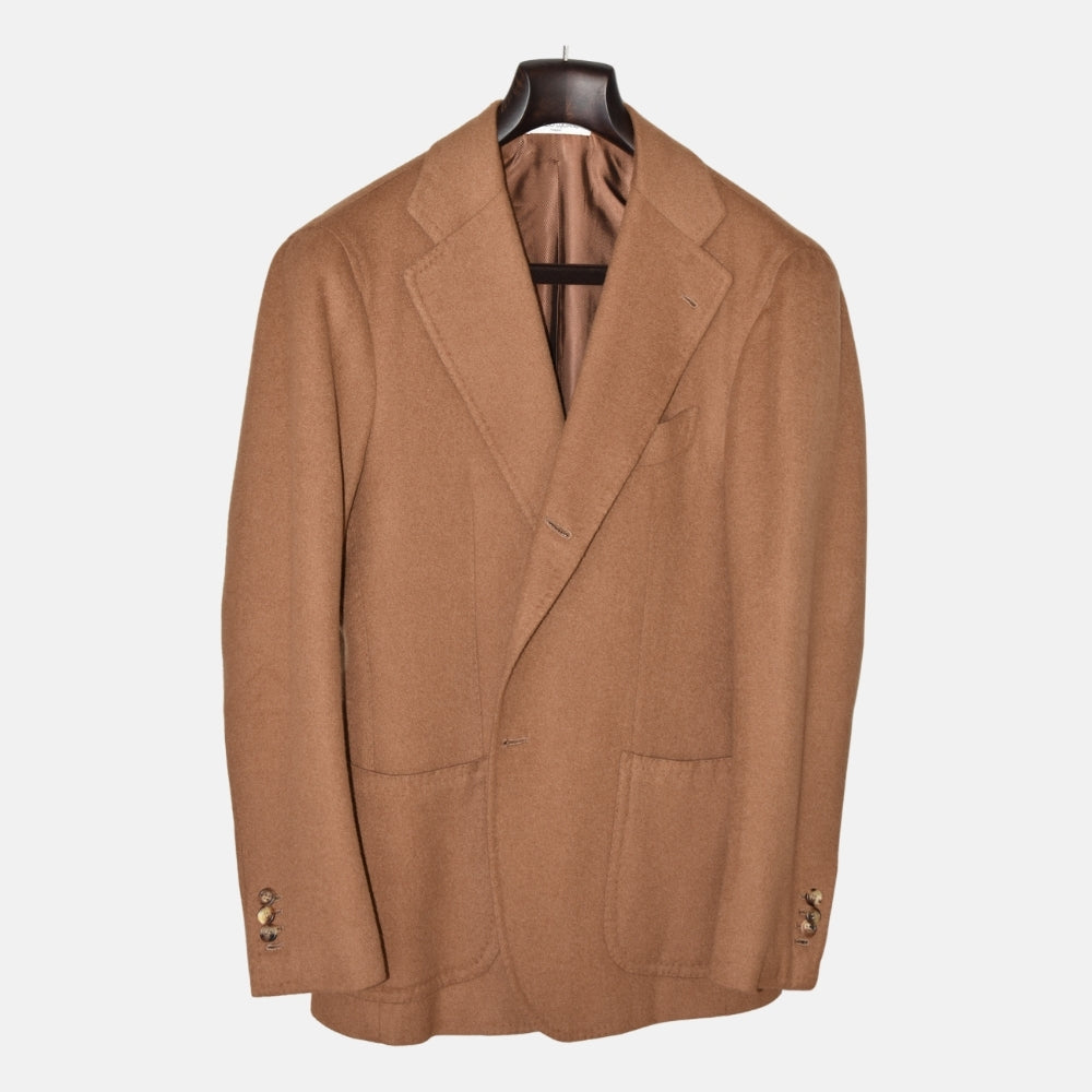 Brown Cashmere/Silk Blazer (EU 46)