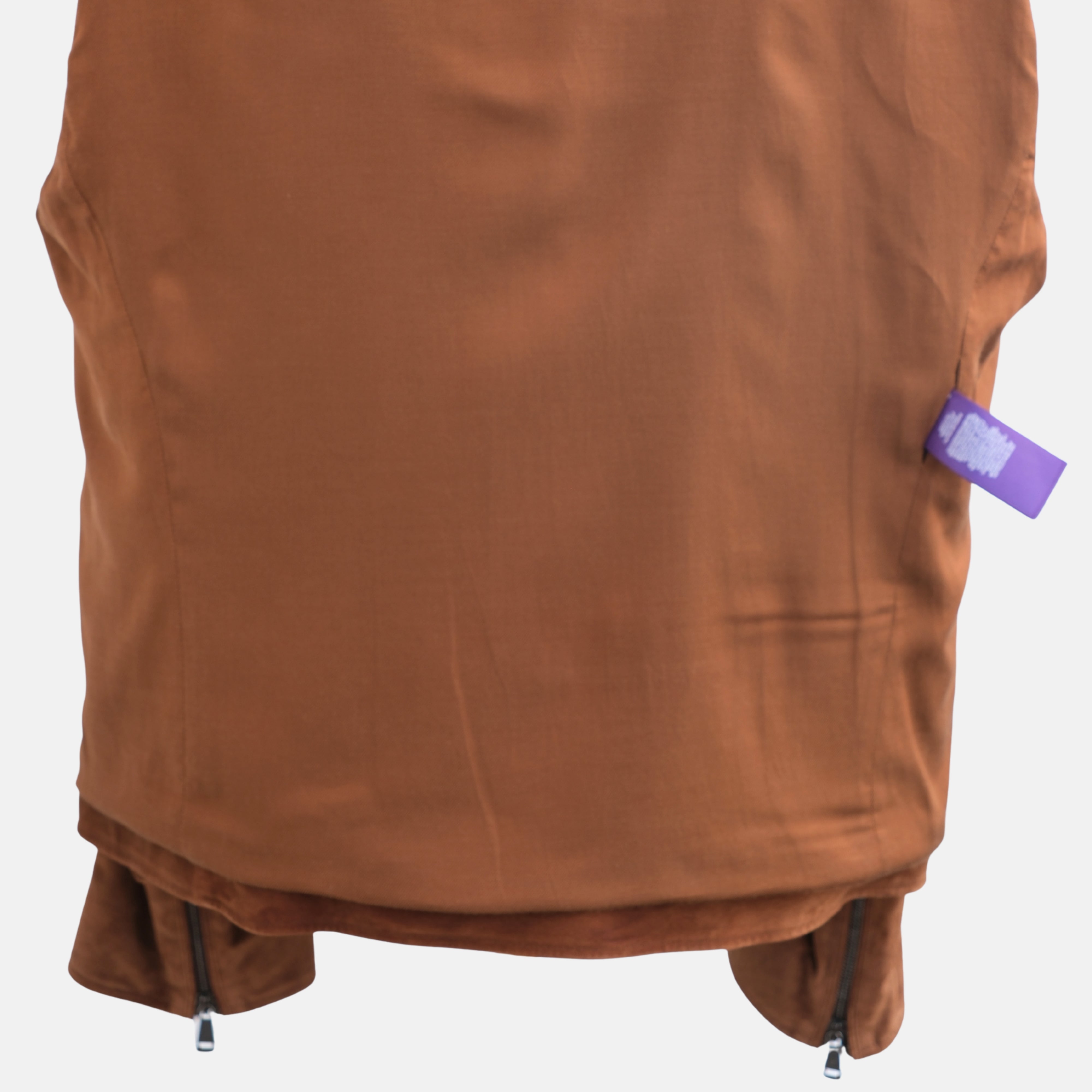 Brown Trucker Suede Jacket (L)