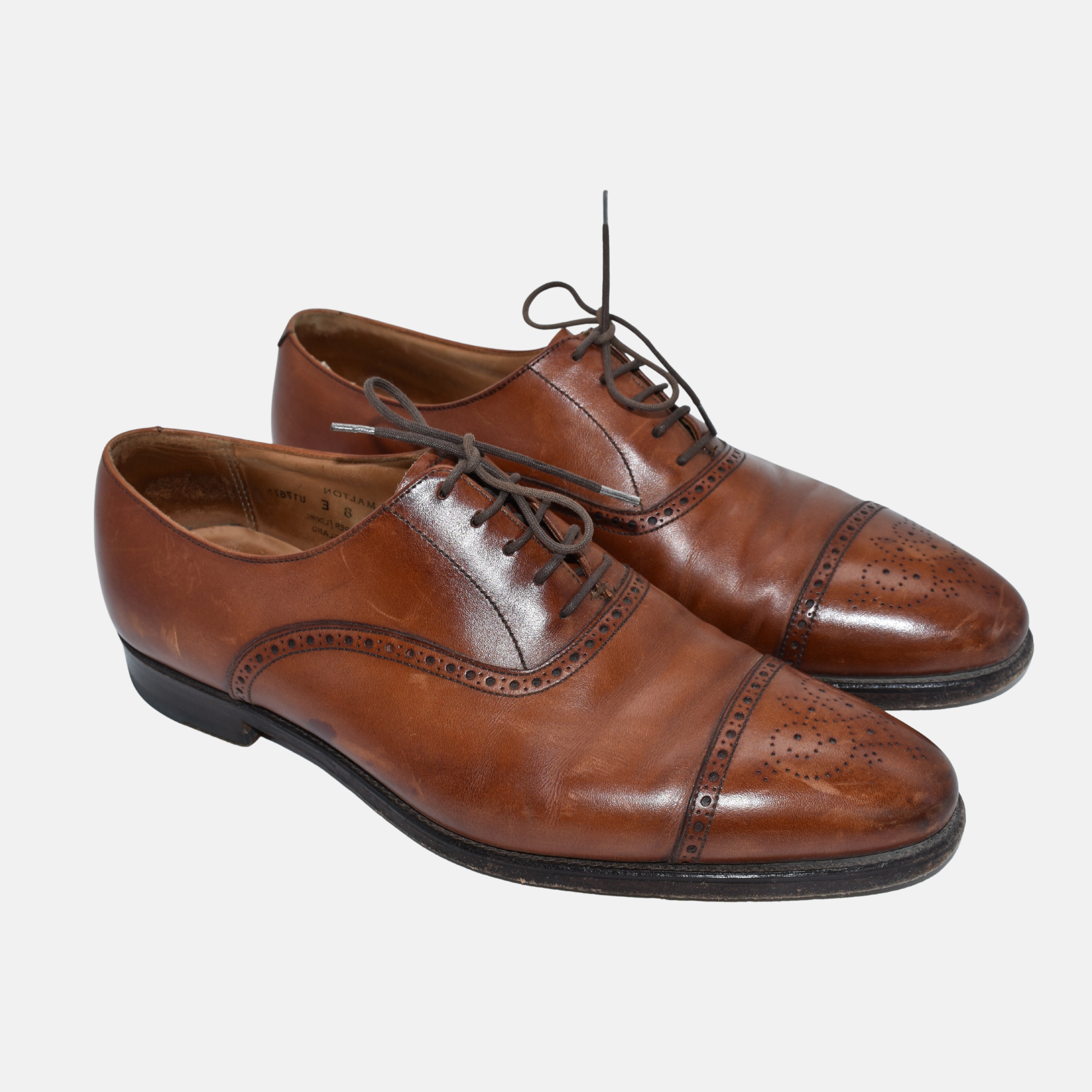 Cognac Shoes made of Leather (EU 42)