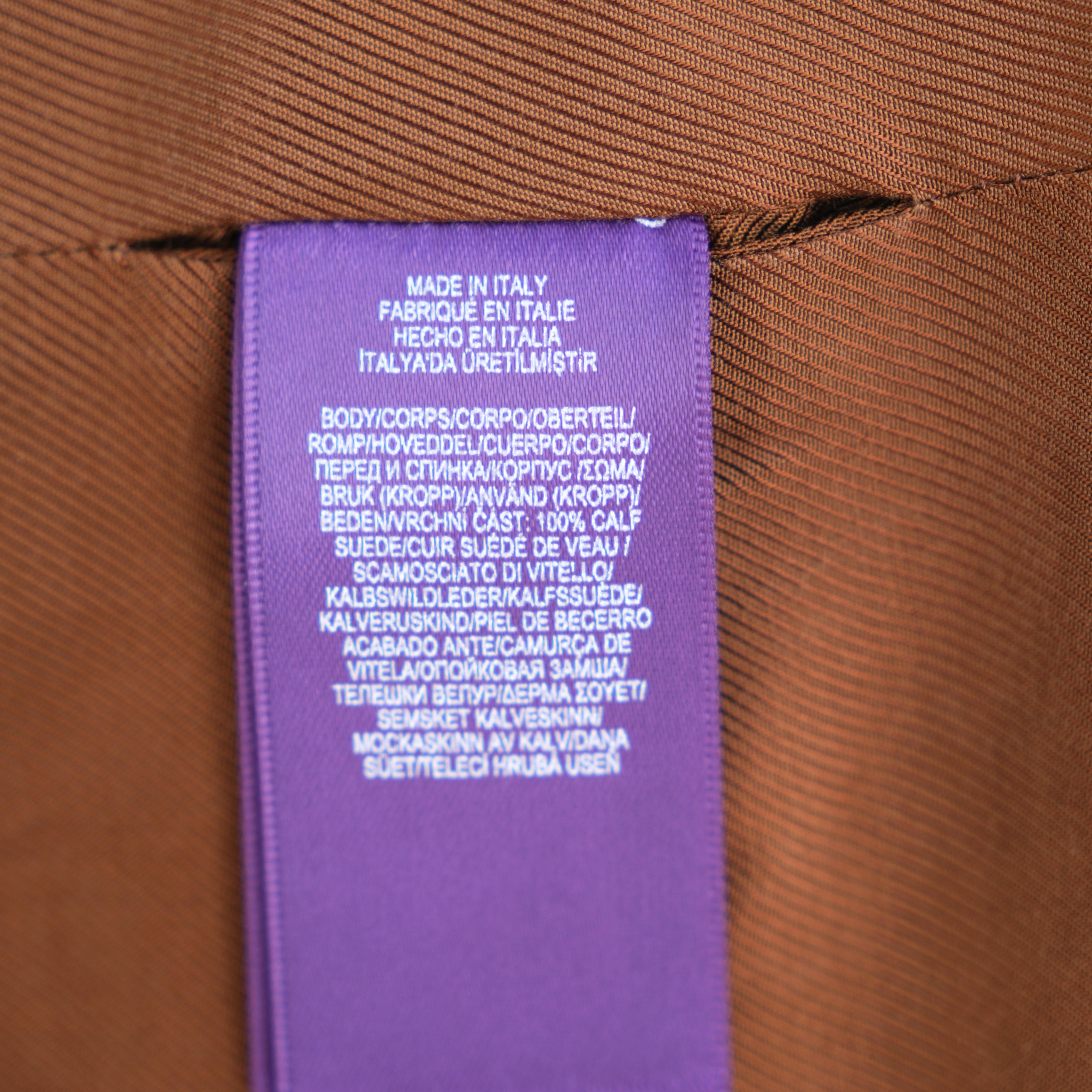 Brown Trucker Suede Jacket (L)