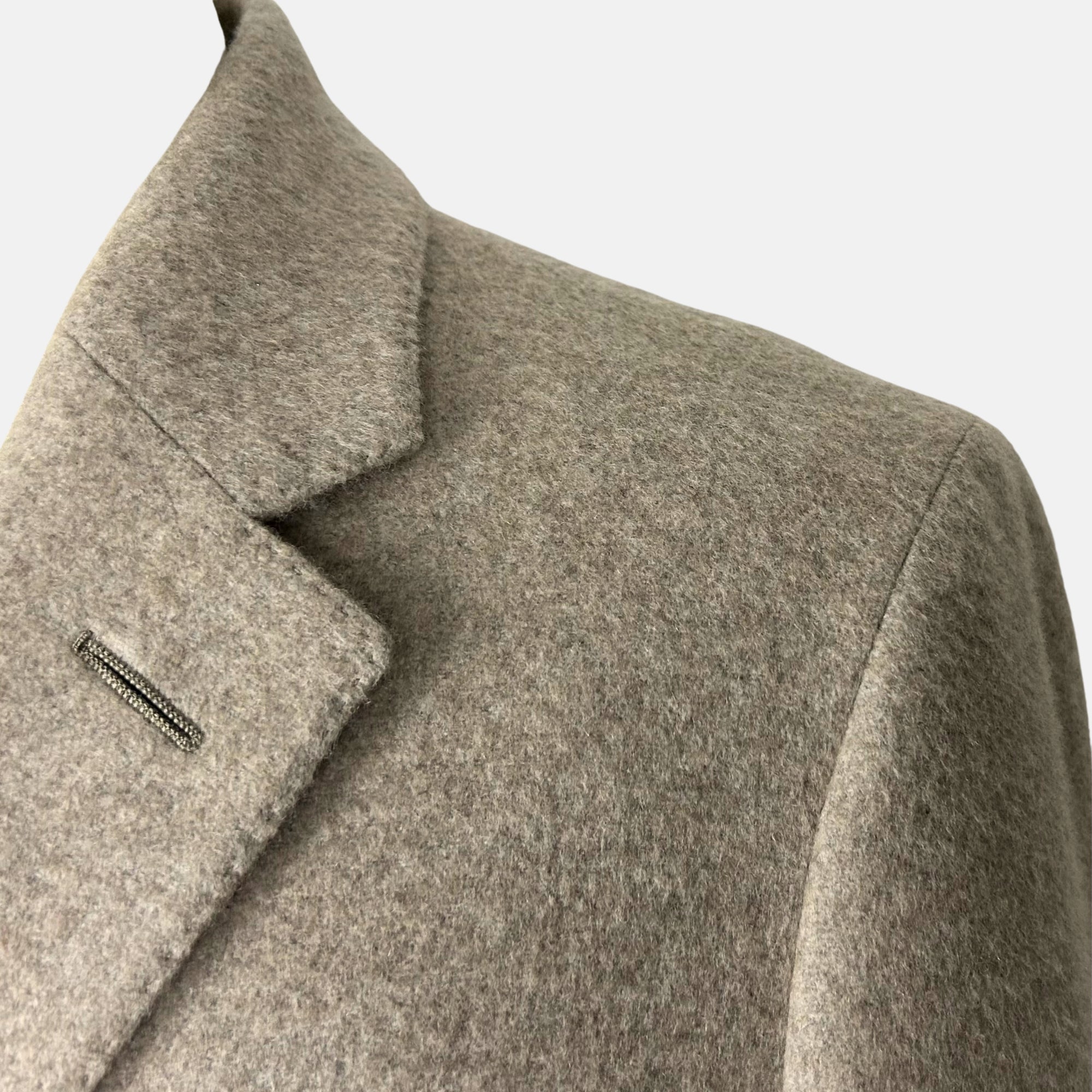 Greige Coat made of Cashmere (EU 50)