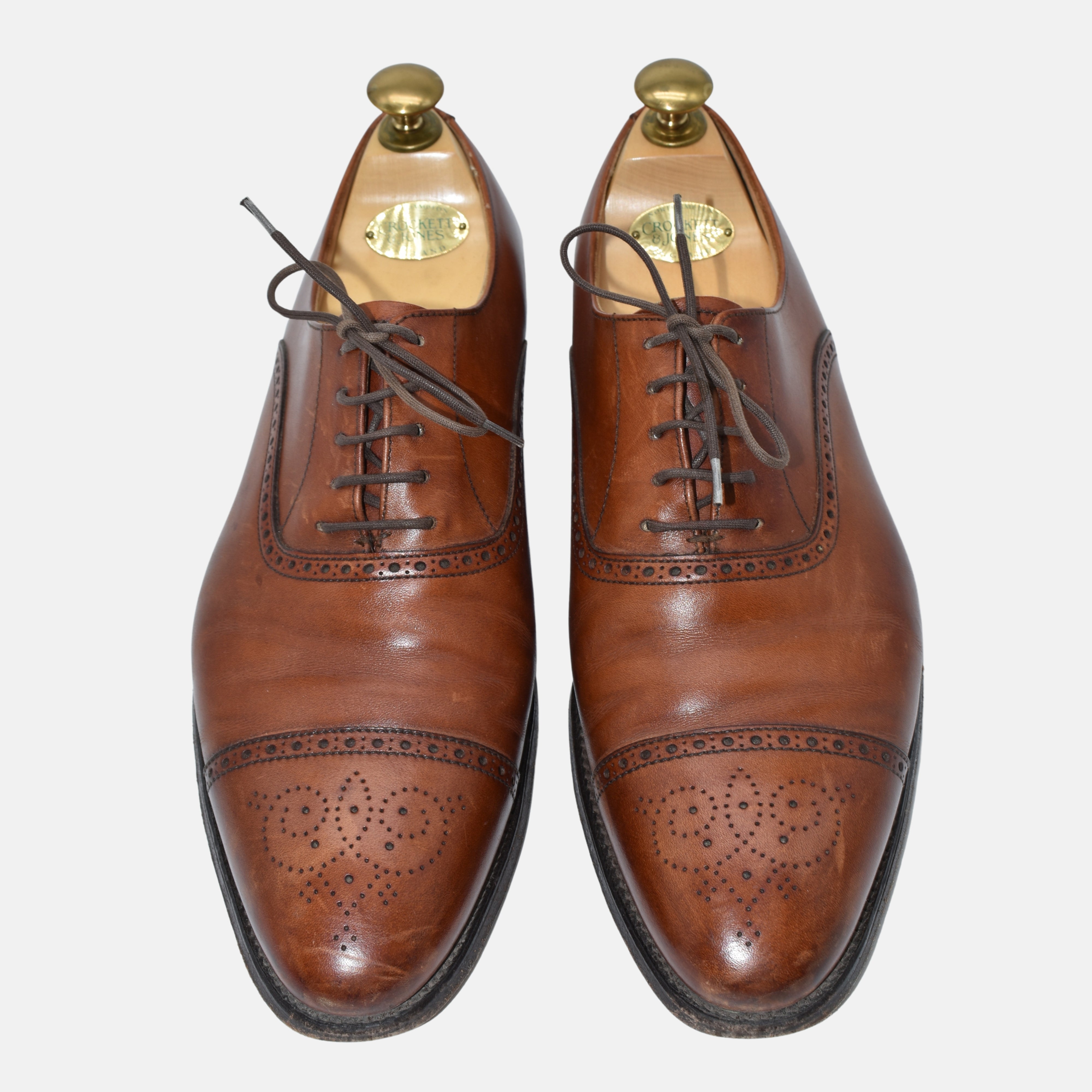Cognac Shoes made of Leather (EU 42)