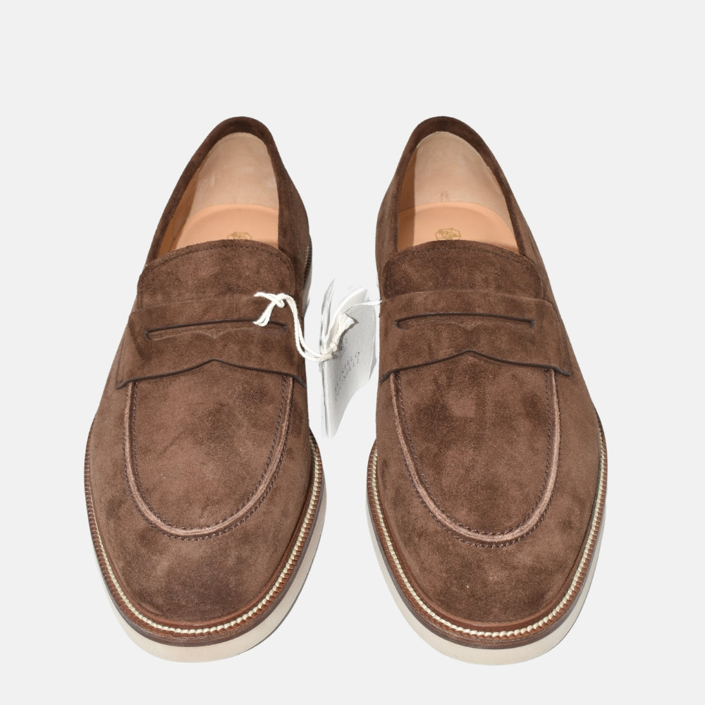 Brown Shoes made of Suede (EU 45)
