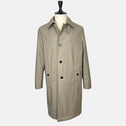 Beige Checked  Coat made of Virgin Wool  (EU 48)