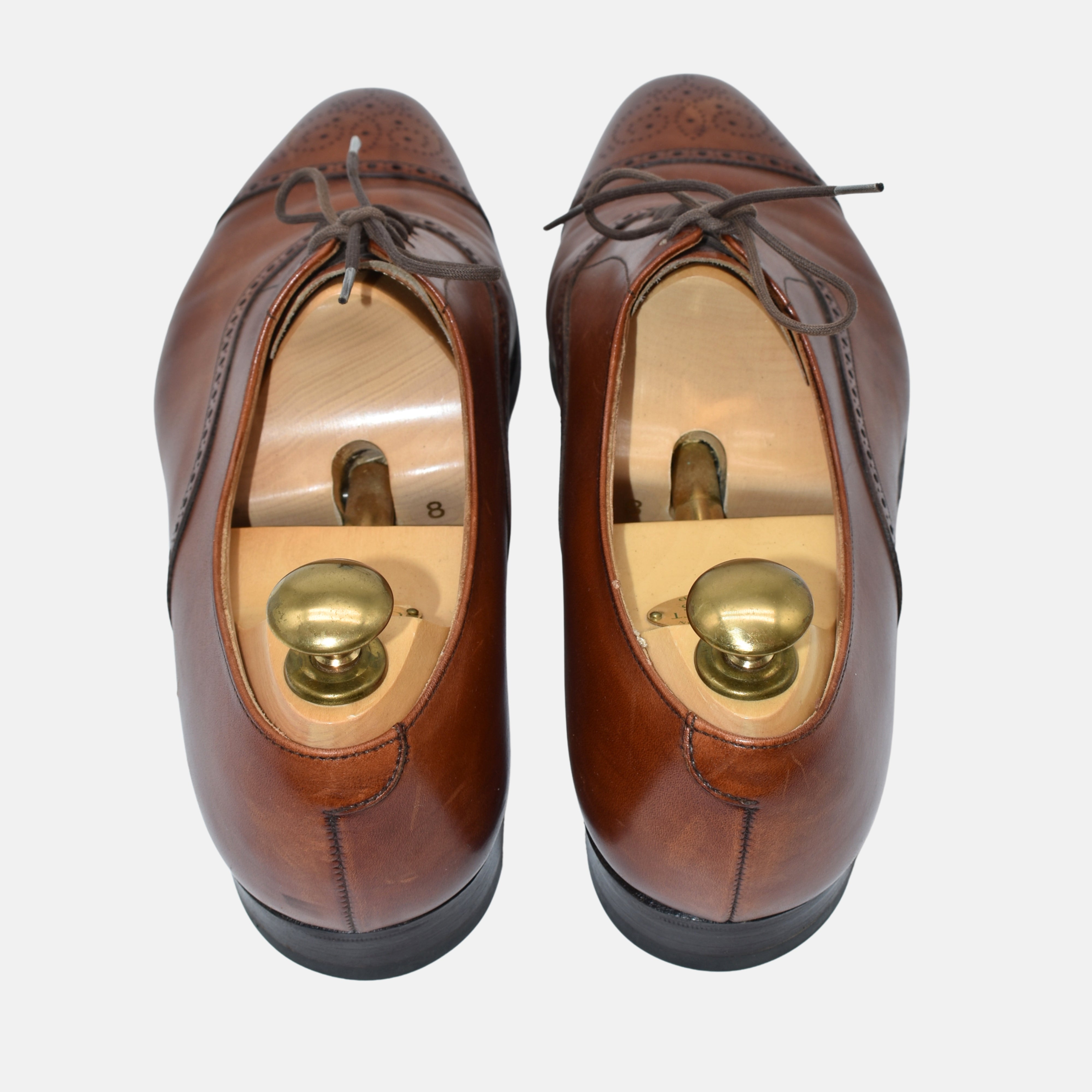 Cognac Shoes made of Leather (EU 42)