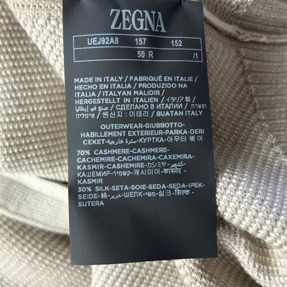 Ecru  Cardigan made of Cashmere/Silk (EU 50)