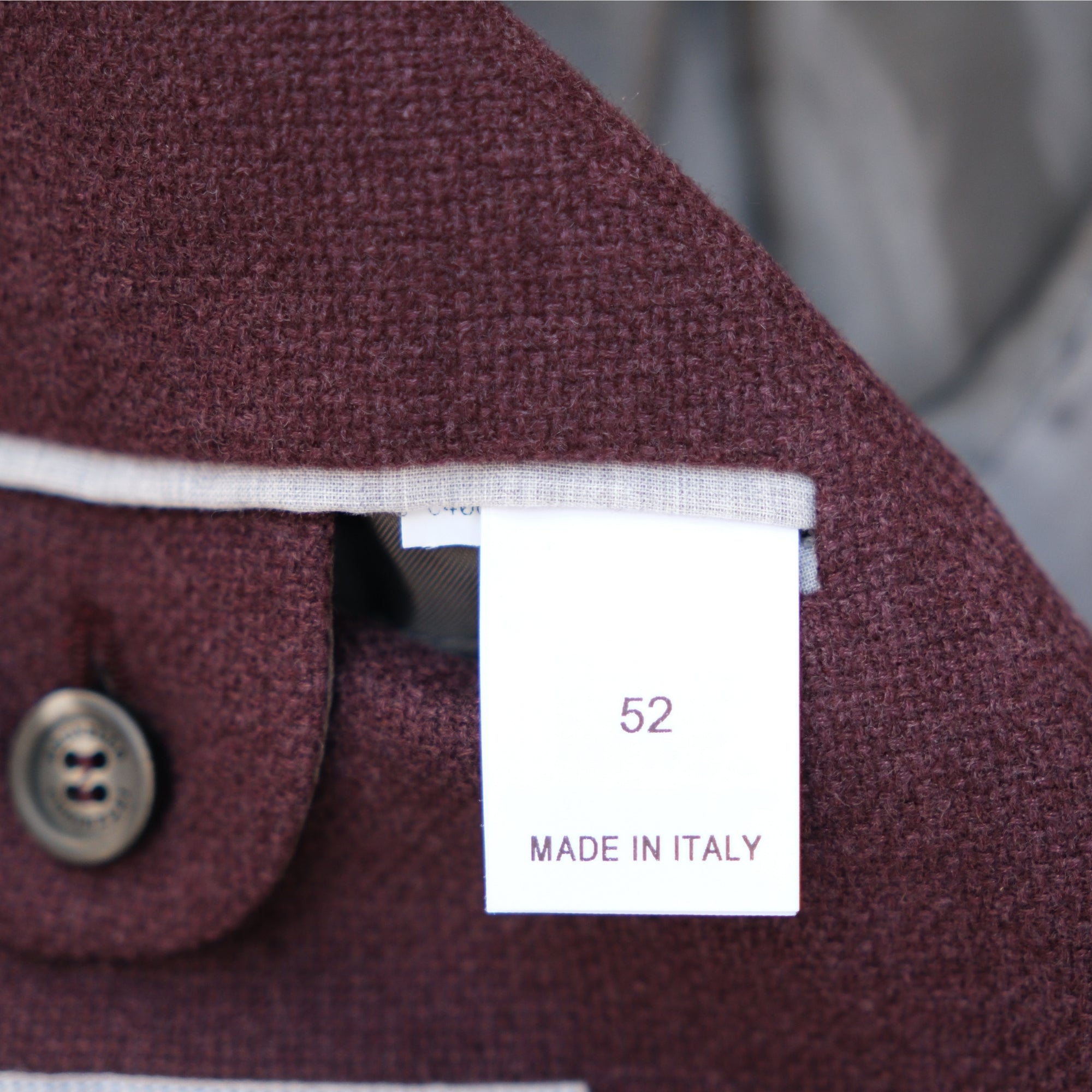 Burgundy Blazer made of Cashmere/Silk (EU 52)