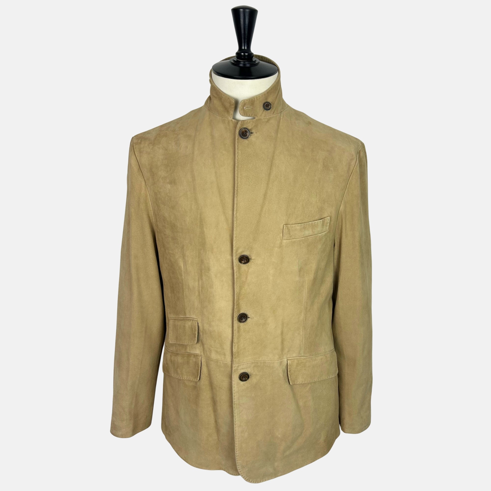 Tan Blazer made of Suede (L)