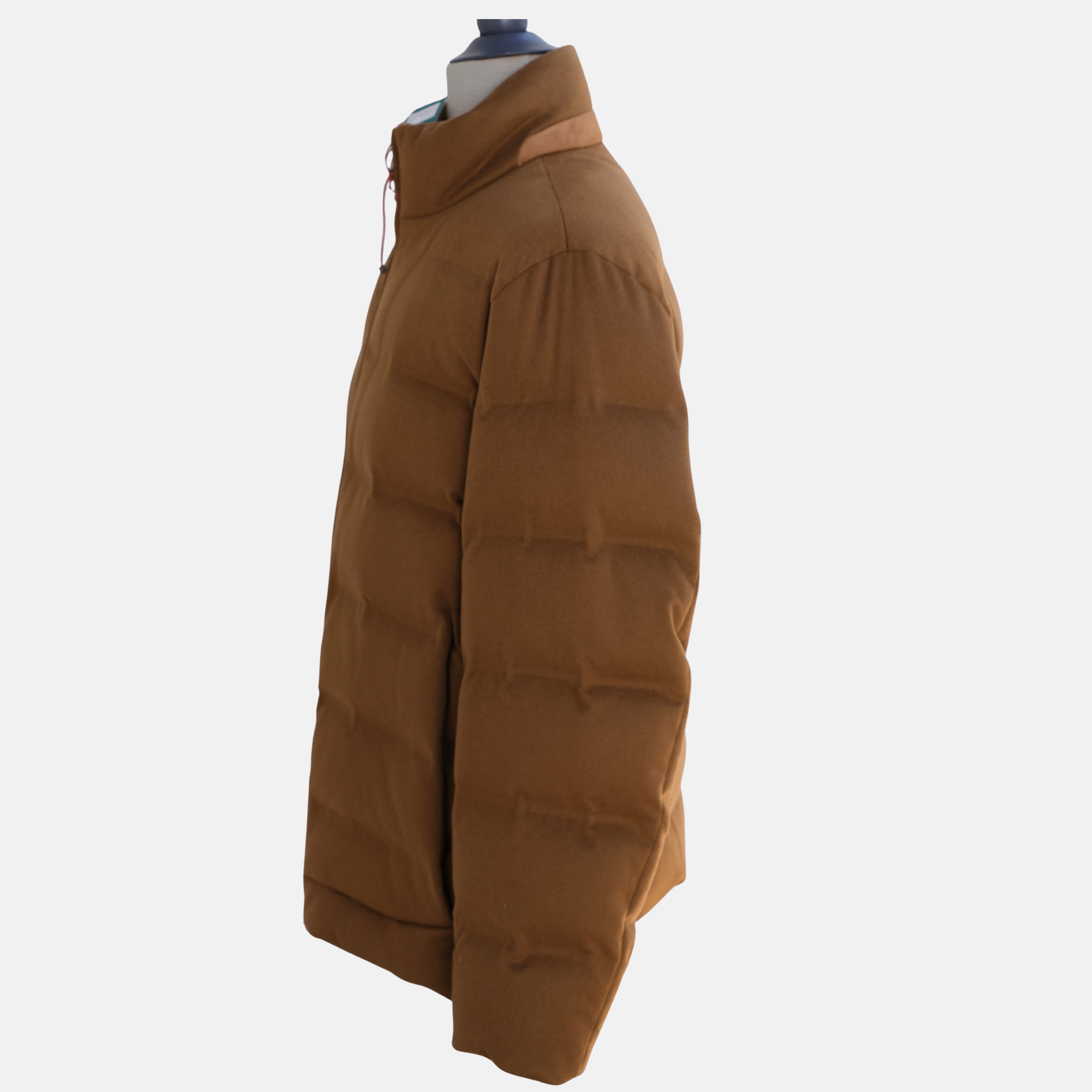 Ochre Down Jacket "C.O.L.D" made of Cashmere (XL)