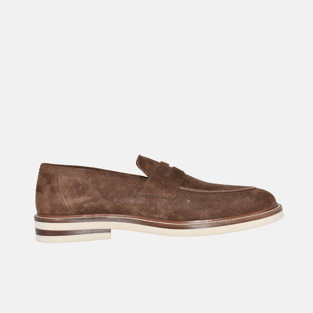 Brown Shoes made of Suede (EU 45)