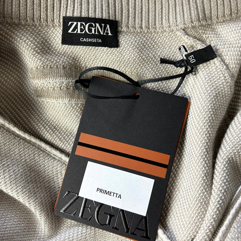 Ecru  Cardigan made of Cashmere/Silk (EU 50)