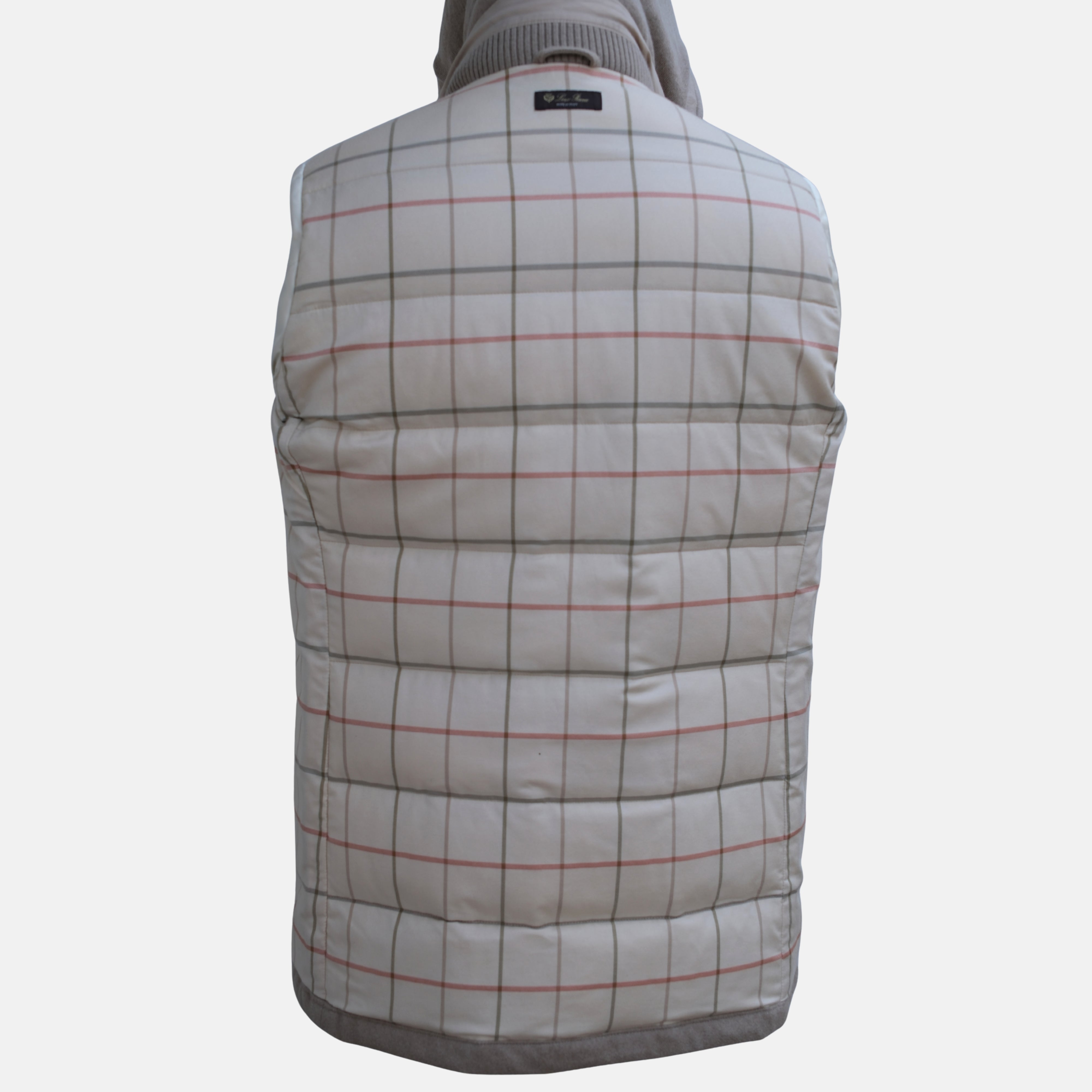 Beige Hooded Storm System Coat with Fur (M)