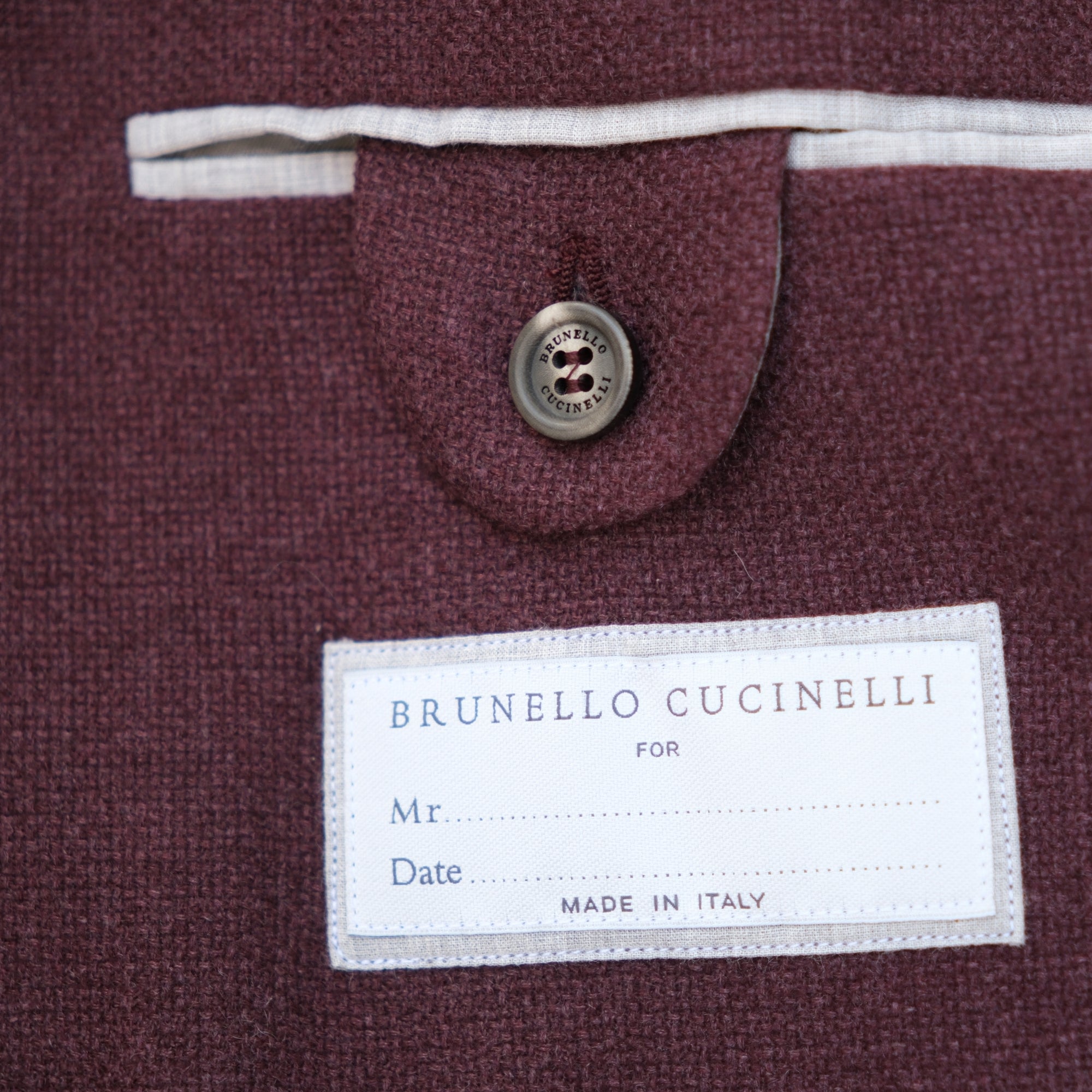 Burgundy Blazer made of Cashmere/Silk (EU 52)