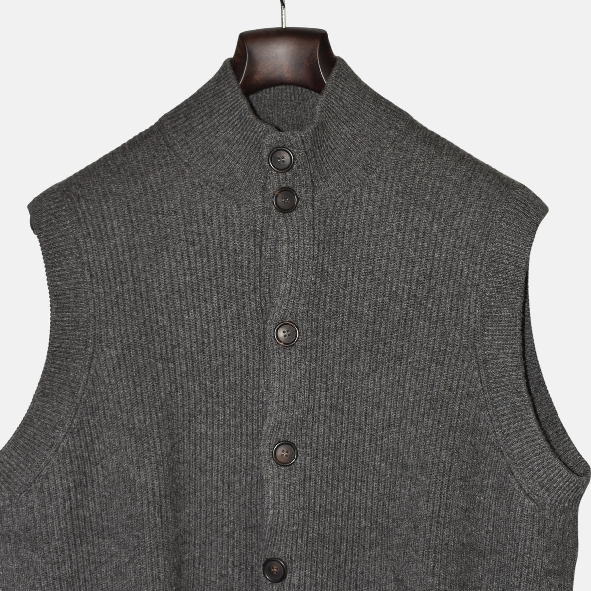 Grey Cashmere Knit-Vest (EU 56)