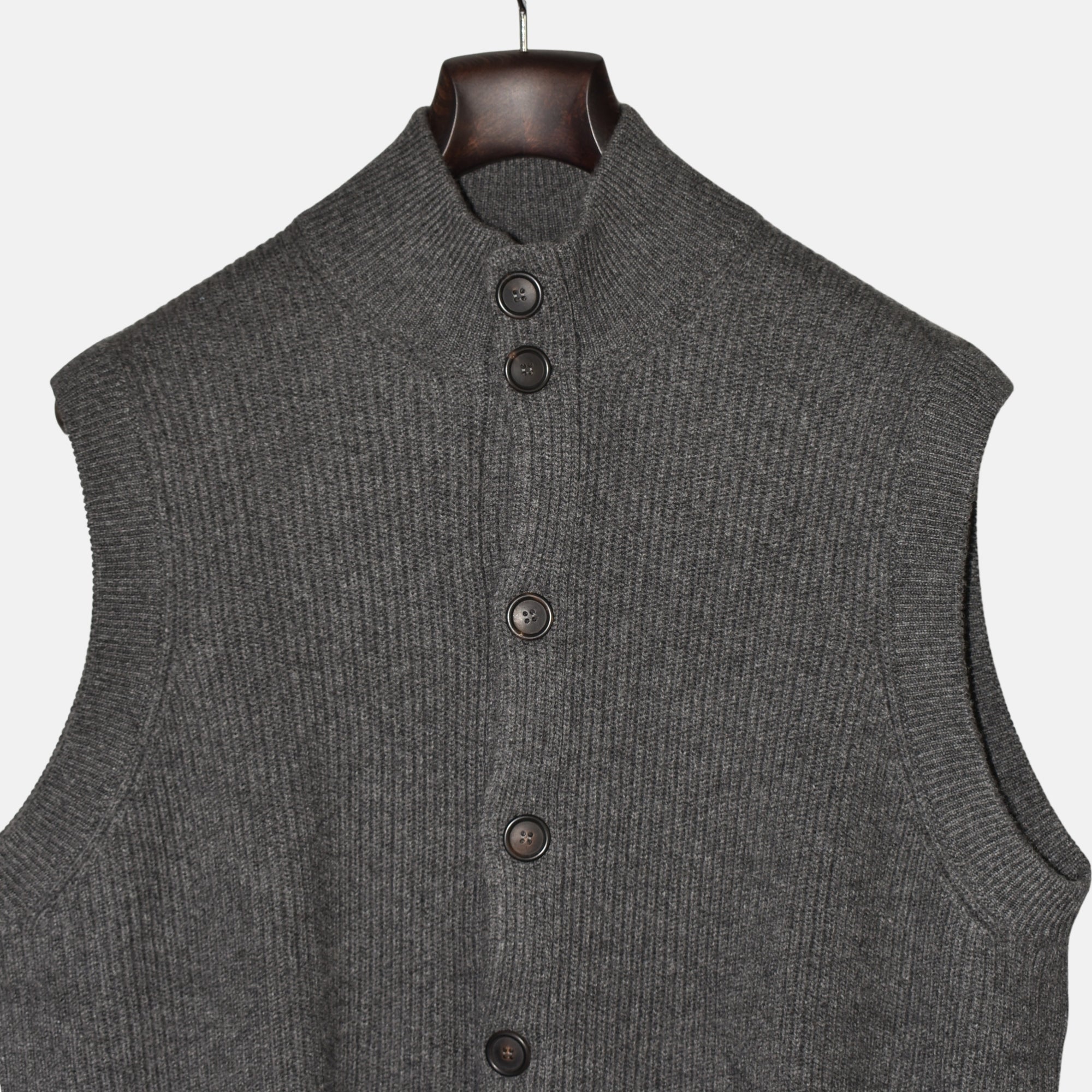 Grey Cashmere Knit-Vest (EU 56)