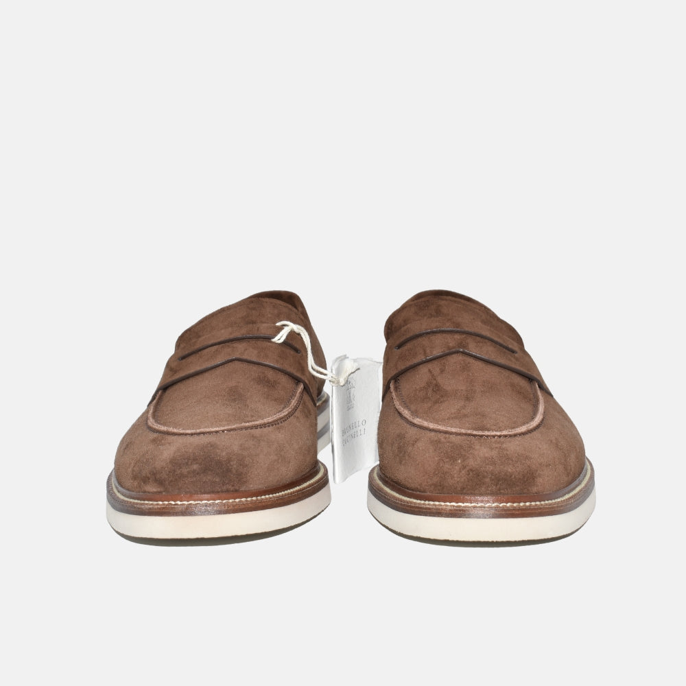 Brown Shoes made of Suede (EU 45)