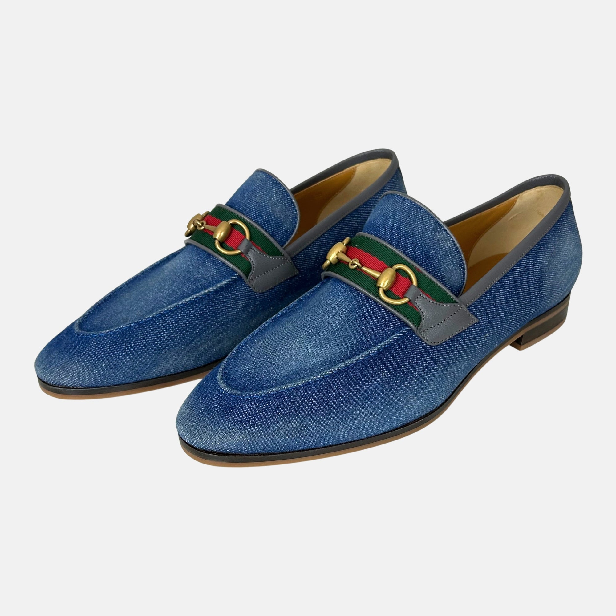 Blue-Grey Paride Denim Loafer made of Denim/Leather (EU 45)