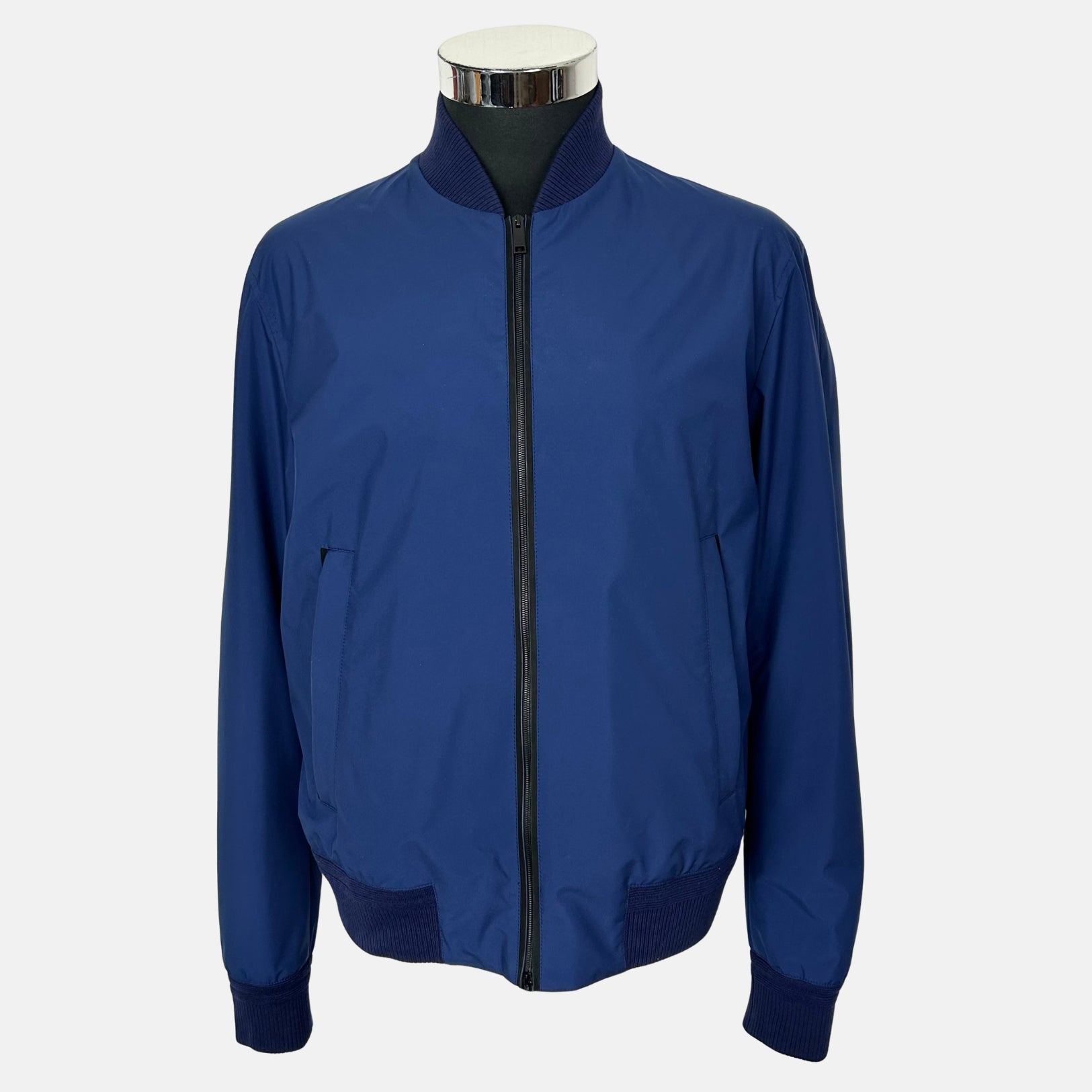 Blue Bomber Jacket made of Polyester (EU 48)
