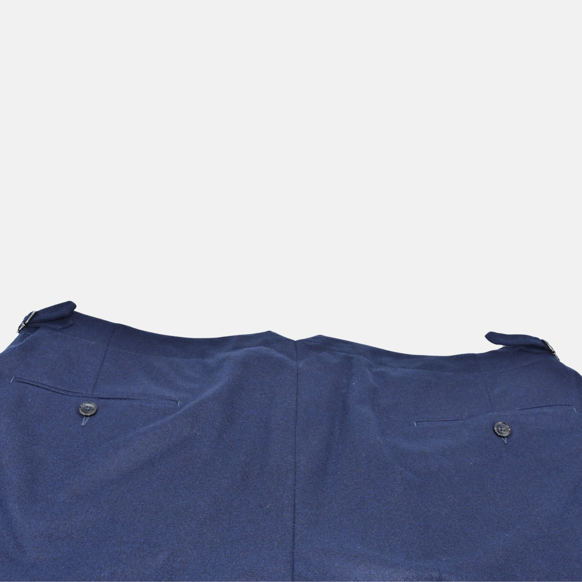 Navy Double Breasted Suit made of Wool (EU 52L)