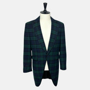 Tartan Green Coat made of Wool/ Nylon (52)