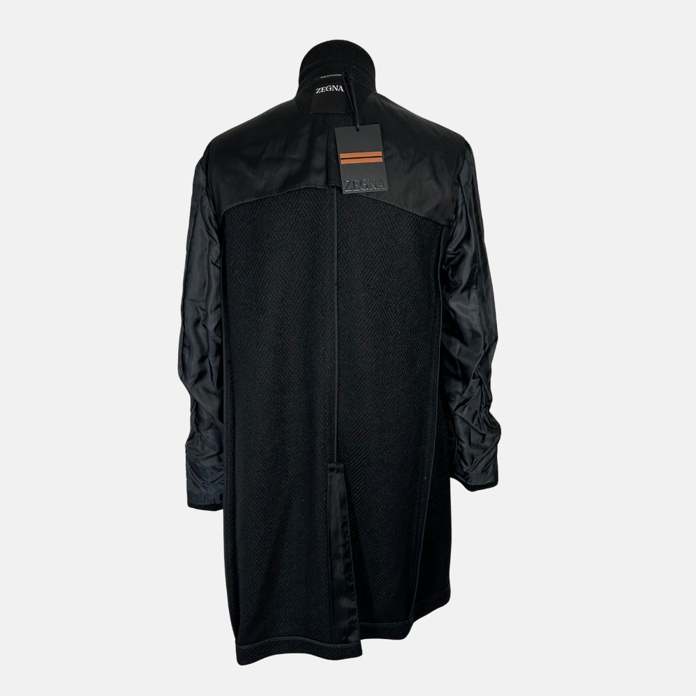 Black Coat made of Alpaca/Wool (48)