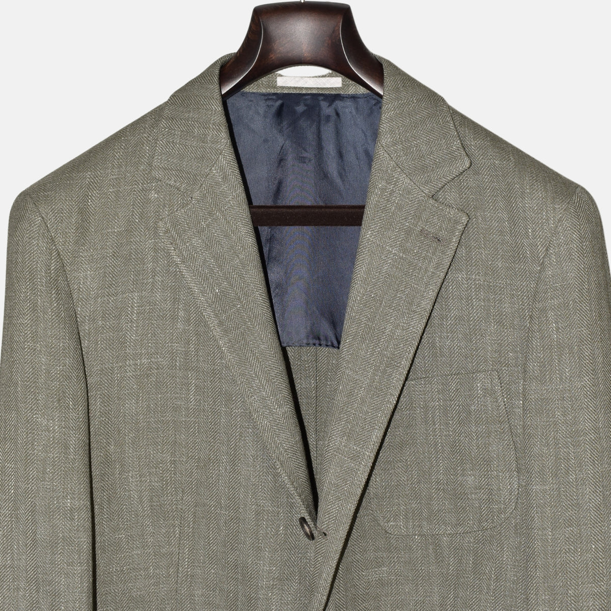 Green Blazer Wool/Linen/Silk (EU 50)