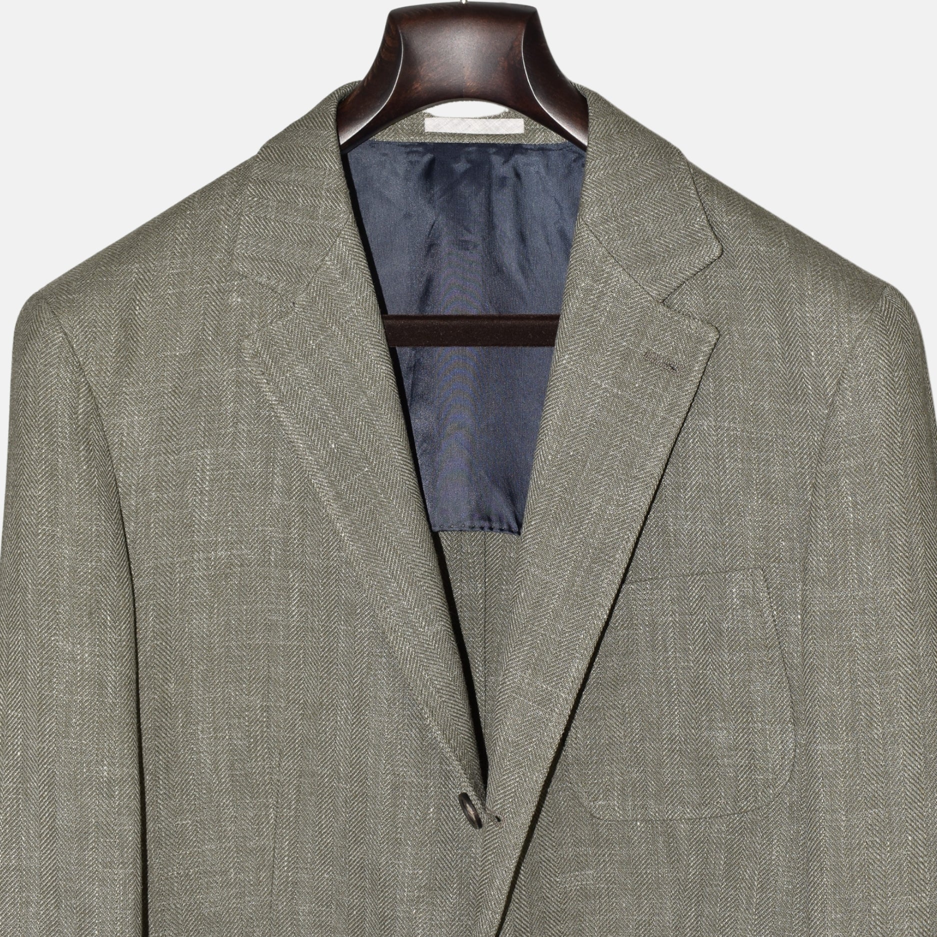 Green Blazer Wool/Linen/Silk (EU 50)