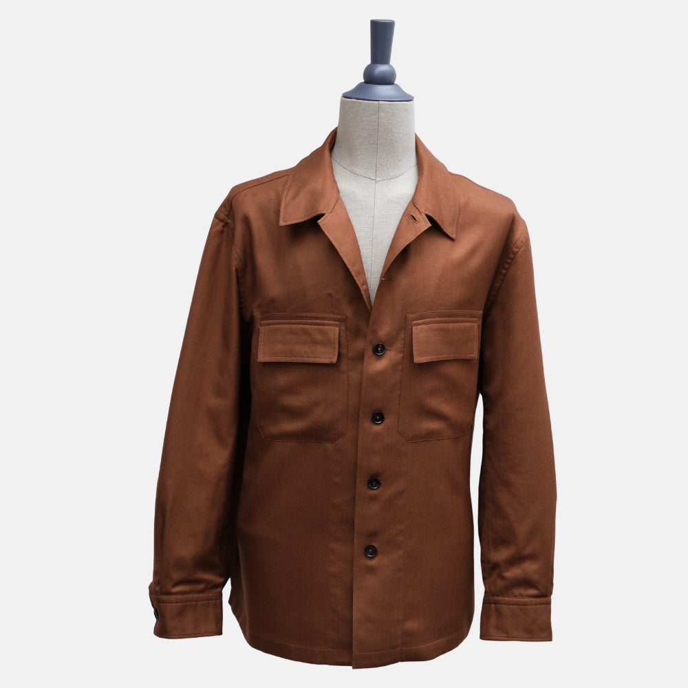 Brown Jacket made of Cashmere/Silk/Linen (EU 54)