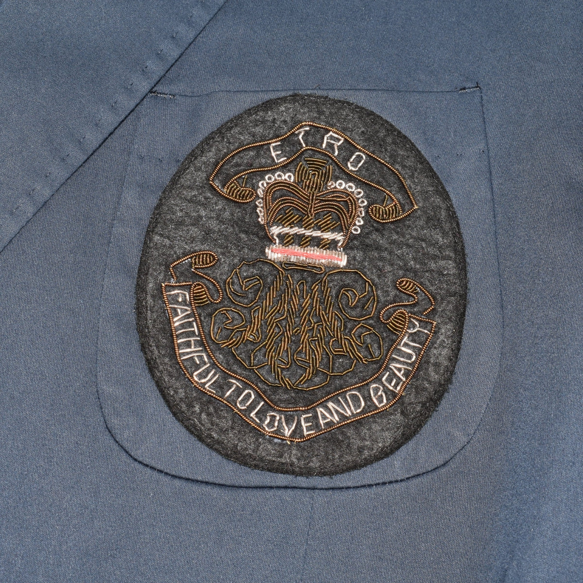 Indigo Blue Doublebreasted  Blazer made of Cotton (EU 50)